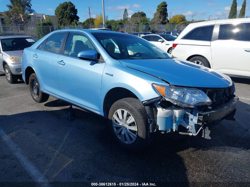 2013 TOYOTA CAMRY HYBRID LE - 4T1BD1FK8DU093291