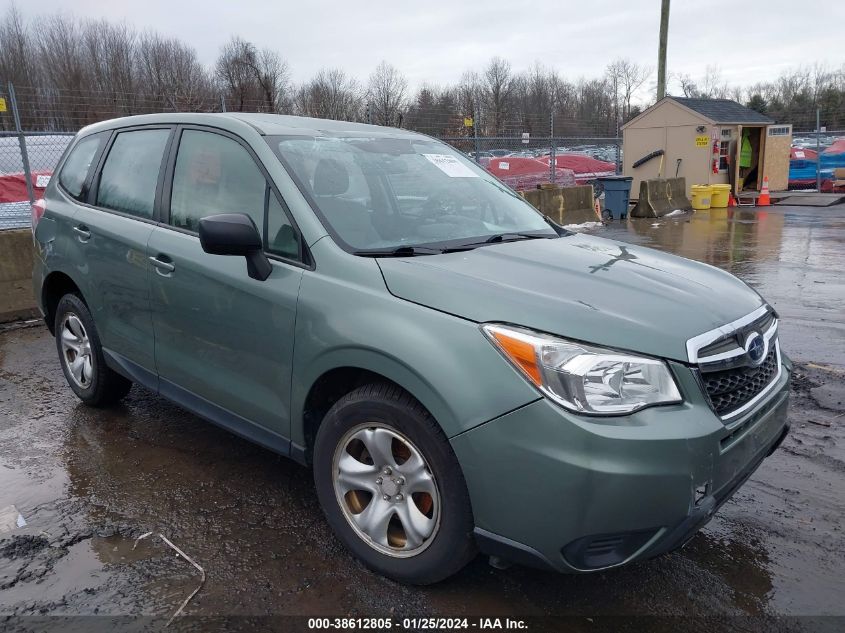 2015 SUBARU FORESTER 2.5I - JF2SJAAC7FH822441