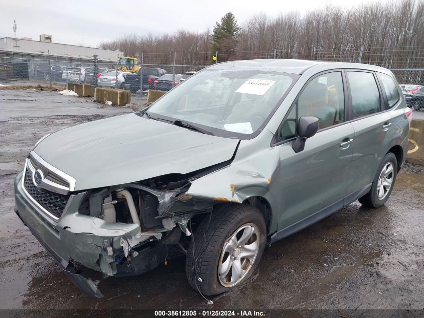 2015 SUBARU FORESTER 2.5I - JF2SJAAC7FH822441