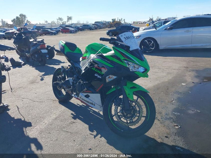 VIN JKAEXKG14NDAF2445 2022 KAWASAKI EX400