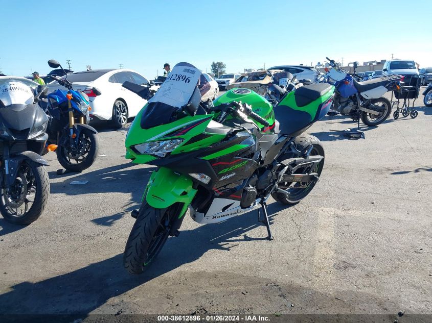 VIN JKAEXKG14NDAF2445 2022 KAWASAKI EX400