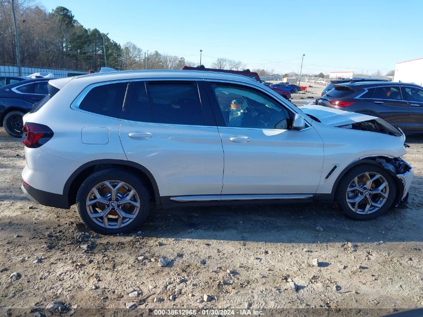 2023 BMW X3 SDRIVE30I - 5UX43DP05P9N53589