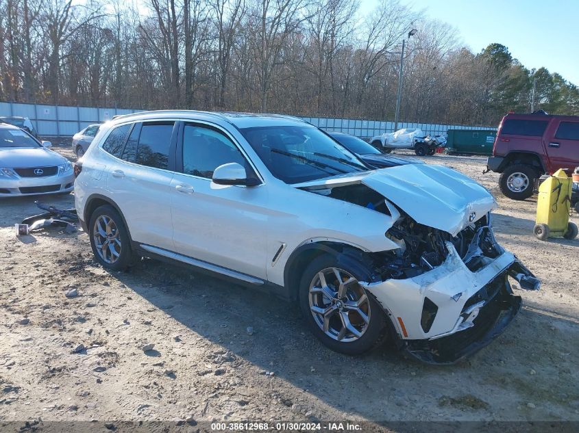 2023 BMW X3 SDRIVE30I - 5UX43DP05P9N53589