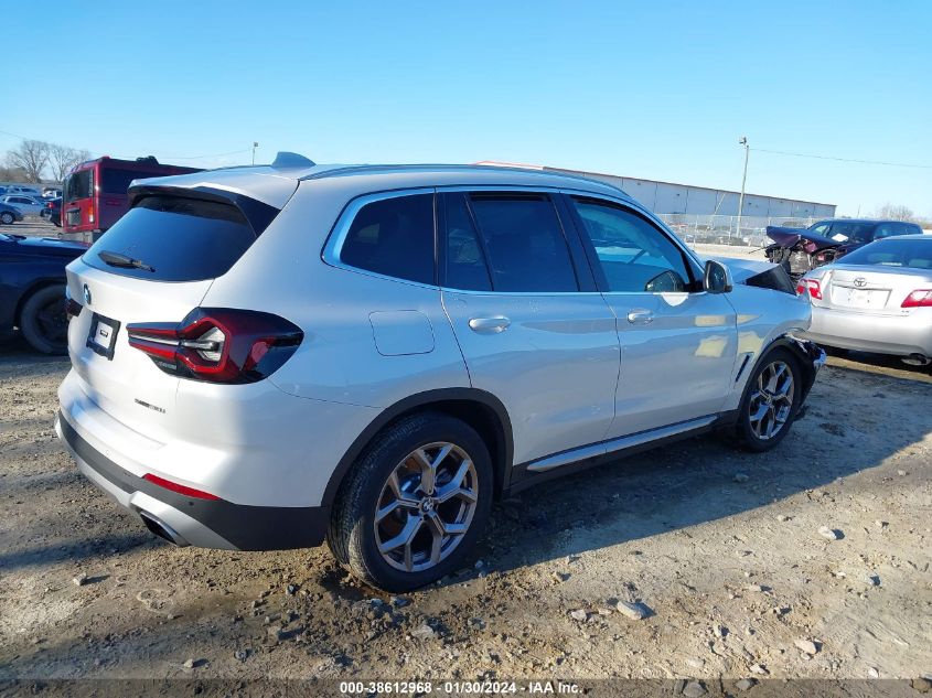 2023 BMW X3 SDRIVE30I - 5UX43DP05P9N53589