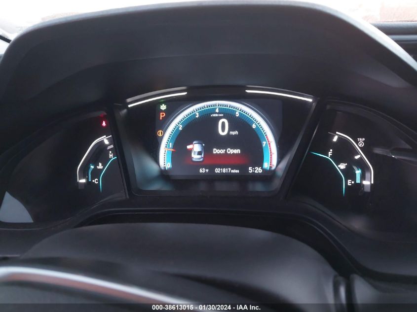 2019 HONDA CIVIC LX - 2HGFC2F66KH549078