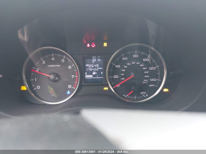 2015 SUBARU XV CROSSTREK 2.0I PREMIUM - JF2GPADC1F8251383