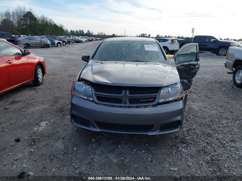 2013 DODGE AVENGER SE - 1C3CDZAG0DN771590