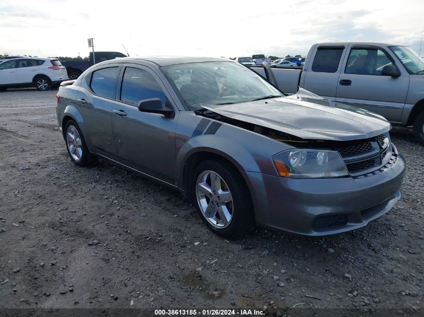 2013 DODGE AVENGER SE - 1C3CDZAG0DN771590