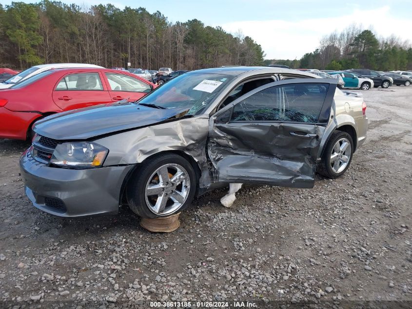 2013 DODGE AVENGER SE - 1C3CDZAG0DN771590
