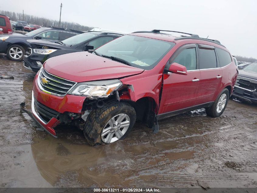 2014 CHEVROLET TRAVERSE 2LT - 1GNKVHKD5EJ305754