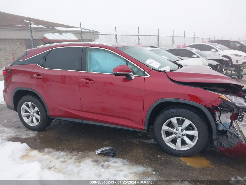 2016 LEXUS RX 350 - 2T2BZMCA7GC009722