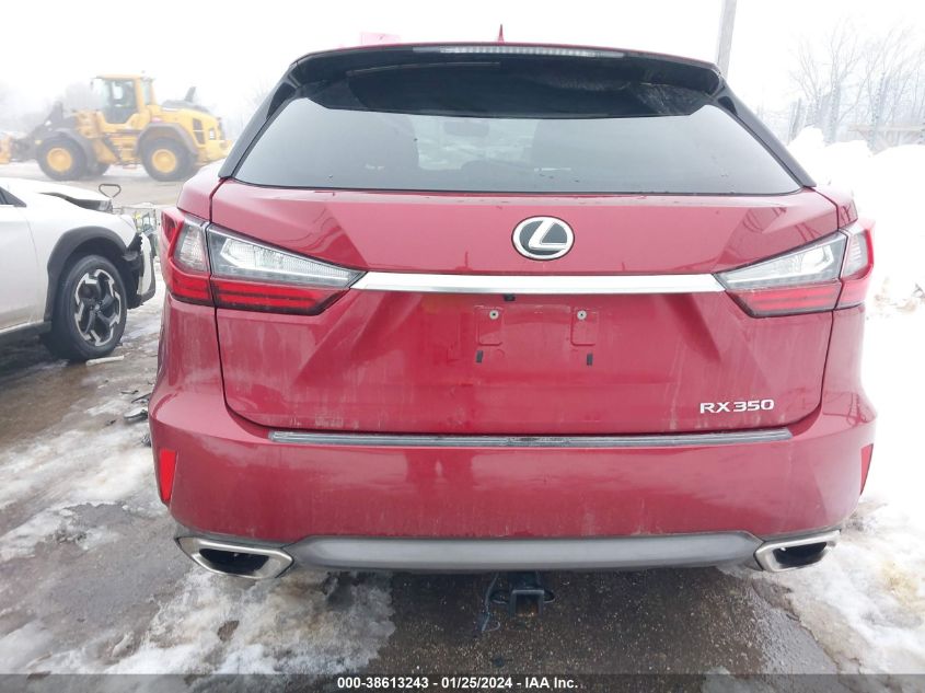 2016 LEXUS RX 350 - 2T2BZMCA7GC009722