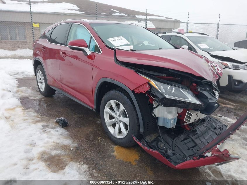 2016 LEXUS RX 350 - 2T2BZMCA7GC009722