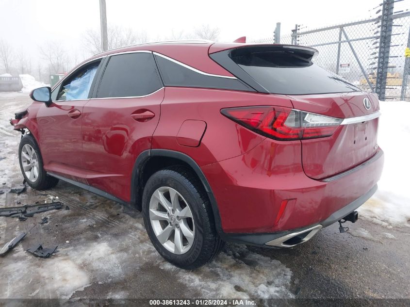 2016 LEXUS RX 350 - 2T2BZMCA7GC009722