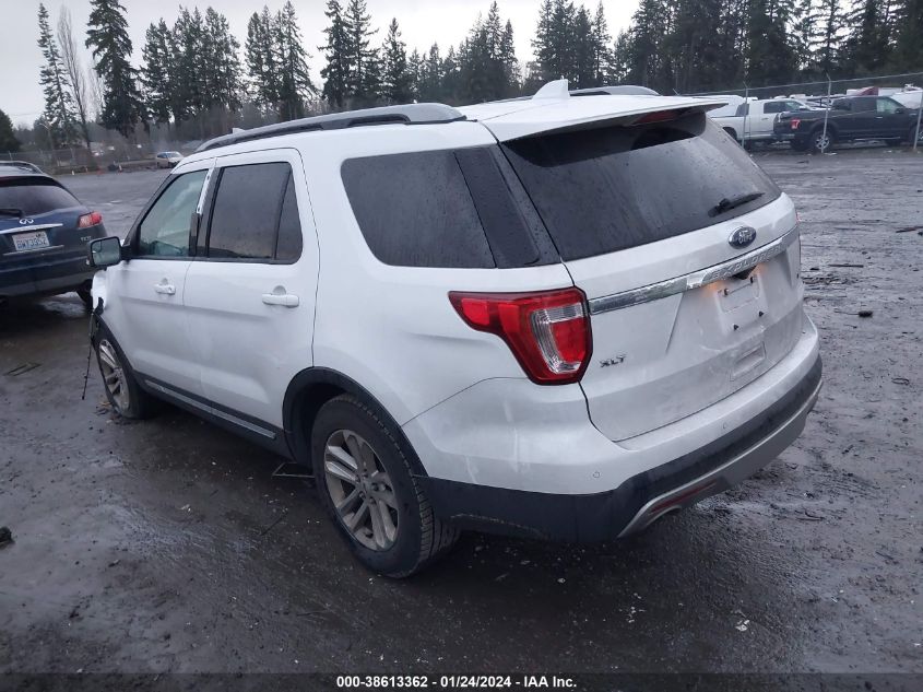 2017 FORD EXPLORER XLT - 1FM5K7DH0HGB53260