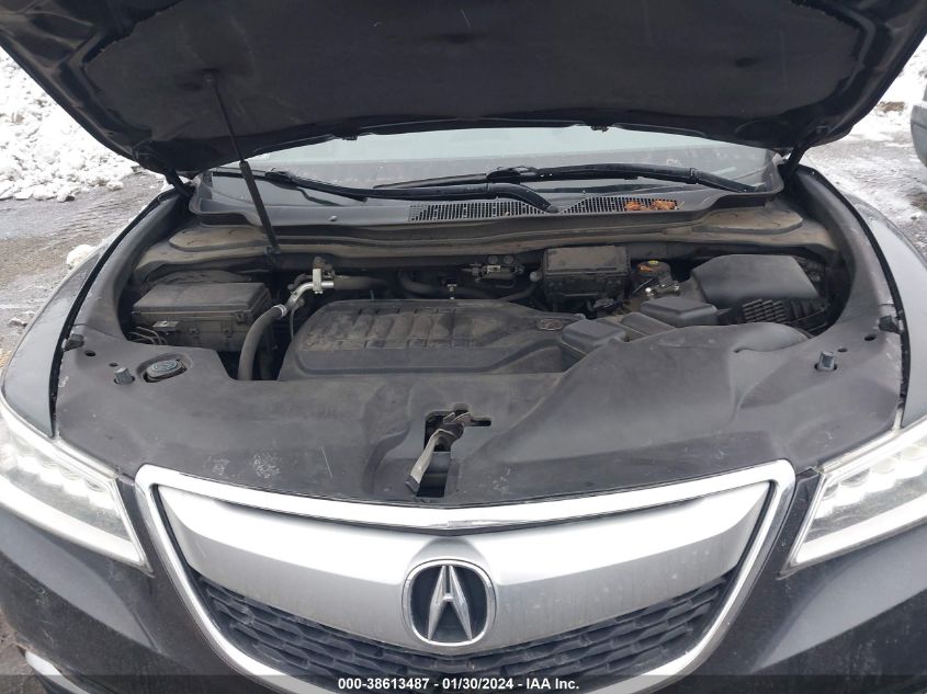 2016 ACURA MDX TECH/W/TECH/ACURAWATCH PLUS - 5FRYD4H48GB059104