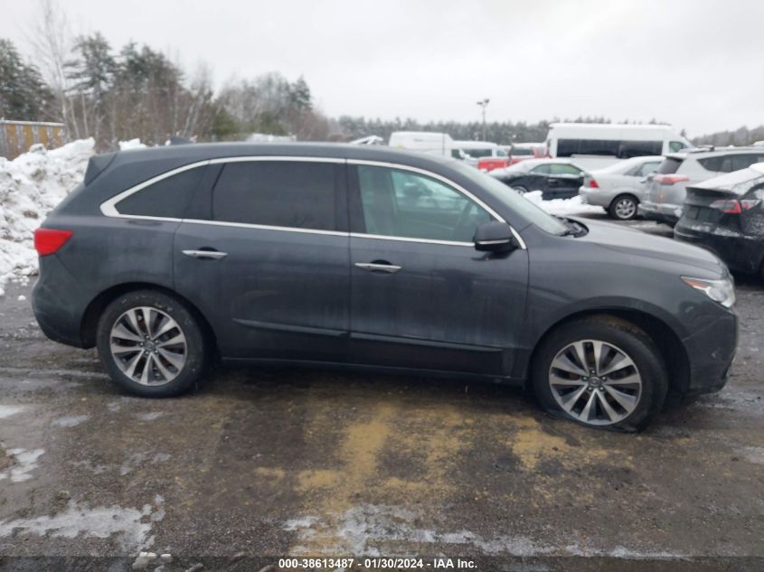 2016 ACURA MDX TECH/W/TECH/ACURAWATCH PLUS - 5FRYD4H48GB059104
