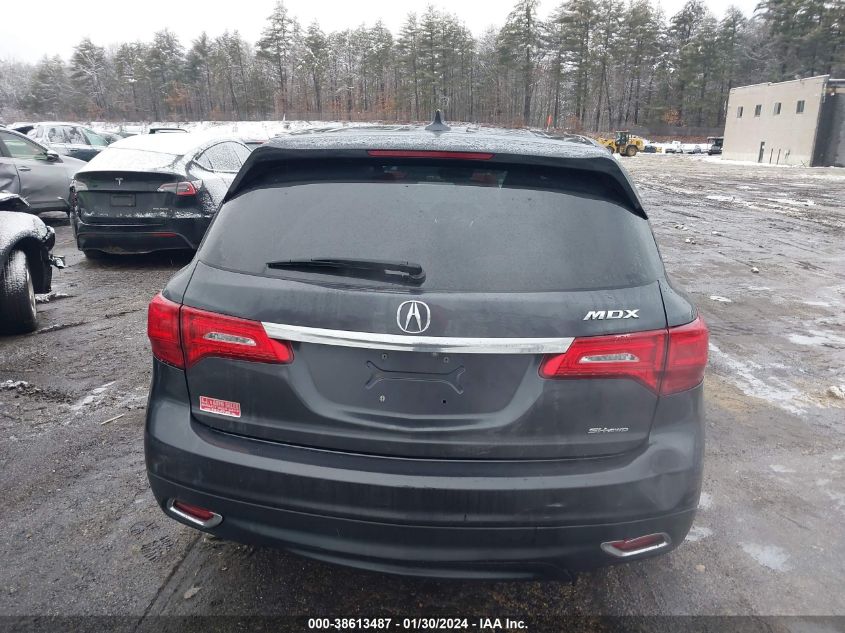 2016 ACURA MDX TECH/W/TECH/ACURAWATCH PLUS - 5FRYD4H48GB059104