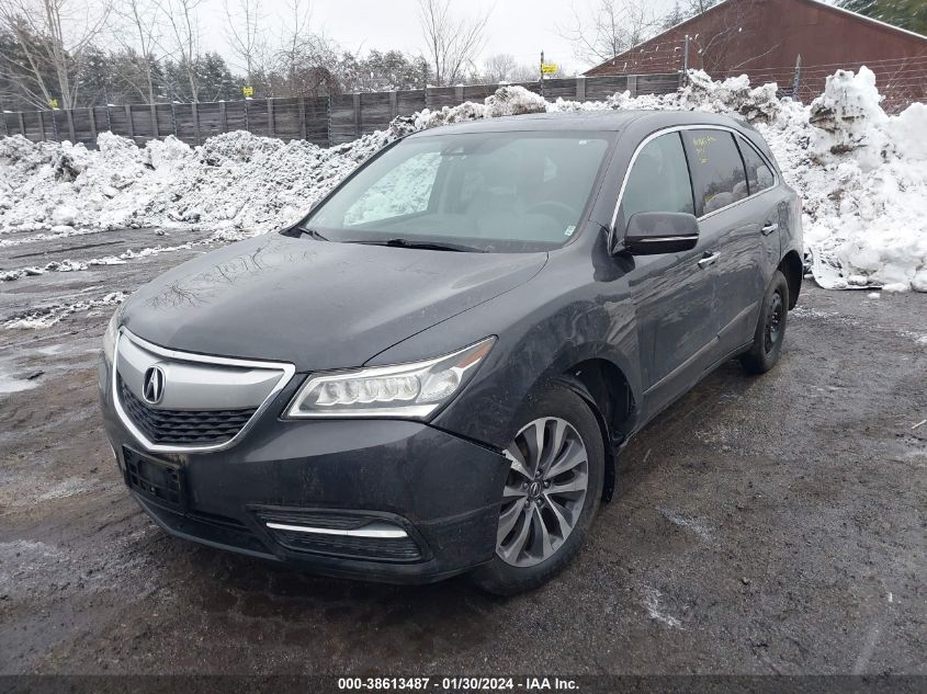 2016 ACURA MDX TECH/W/TECH/ACURAWATCH PLUS - 5FRYD4H48GB059104