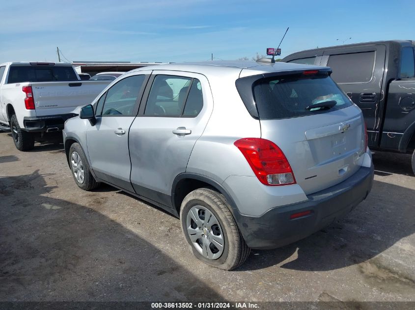 2016 CHEVROLET TRAX LS - KL7CJKSB3GB562829