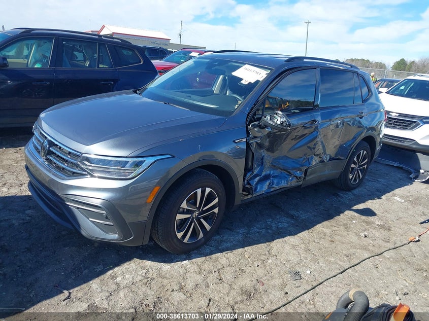 VIN 3VVRB7AX1PM017209 2023 VOLKSWAGEN TIGUAN 2.0T S