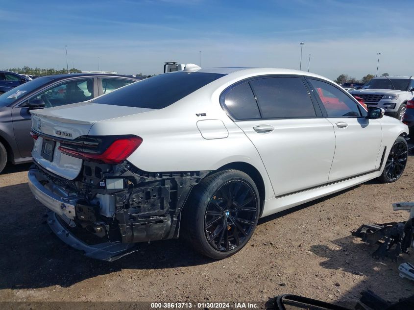 2020 BMW 7 SERIES M760I XDRIVE WBA7U6C01LBM62932