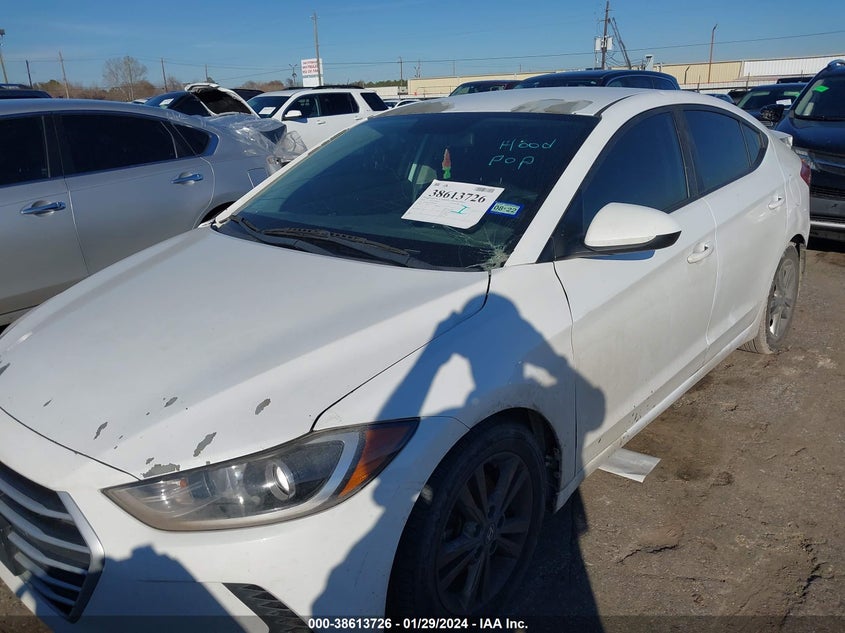 VIN 5NPD84LF7JH302990 2018 HYUNDAI ELANTRA SEL