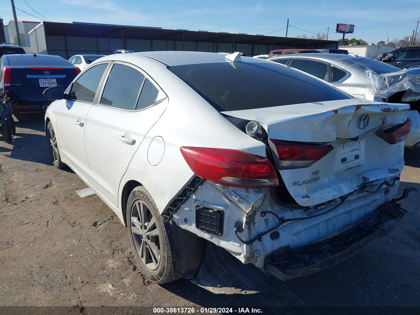VIN 5NPD84LF7JH302990 2018 HYUNDAI ELANTRA SEL