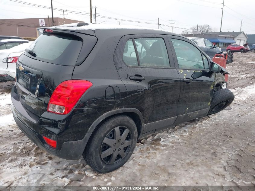 2017 CHEVROLET TRAX LS - 3GNCJKSB9HL279720