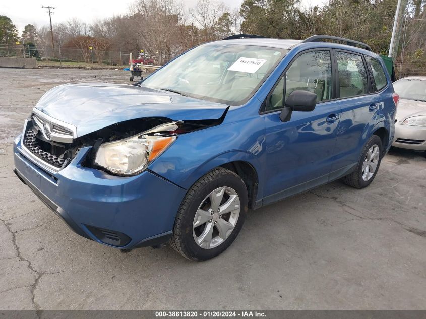 2015 SUBARU FORESTER 2.5I - JF2SJABC4FH556276
