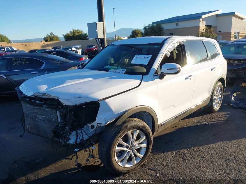 VIN 5XYP2DHC1NG204449 2022 KIA TELLURIDE LX