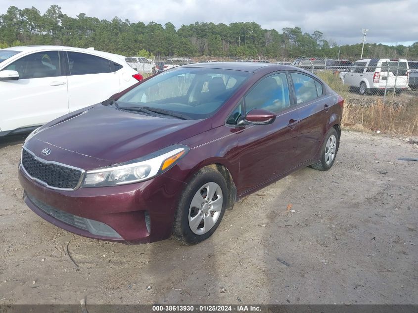 3KPFK4A75HE044540 | 2017 KIA FORTE