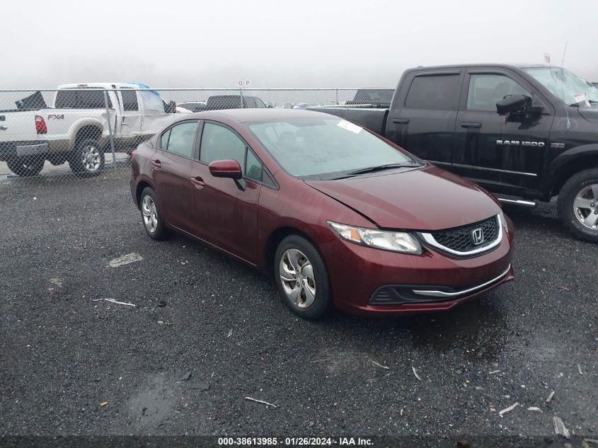 2015 HONDA CIVIC LX - 19XFB2F58FE221302
