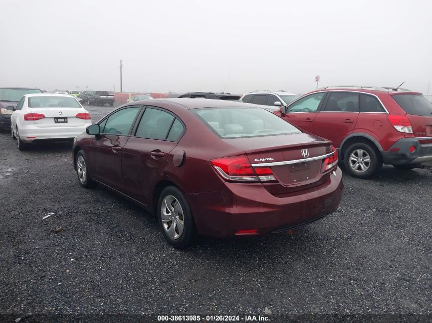 2015 HONDA CIVIC LX - 19XFB2F58FE221302