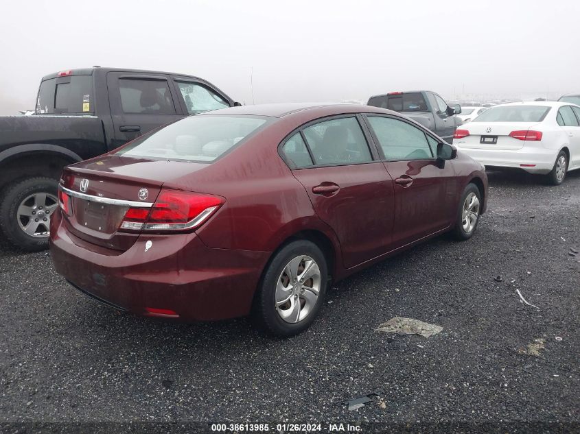 2015 HONDA CIVIC LX - 19XFB2F58FE221302