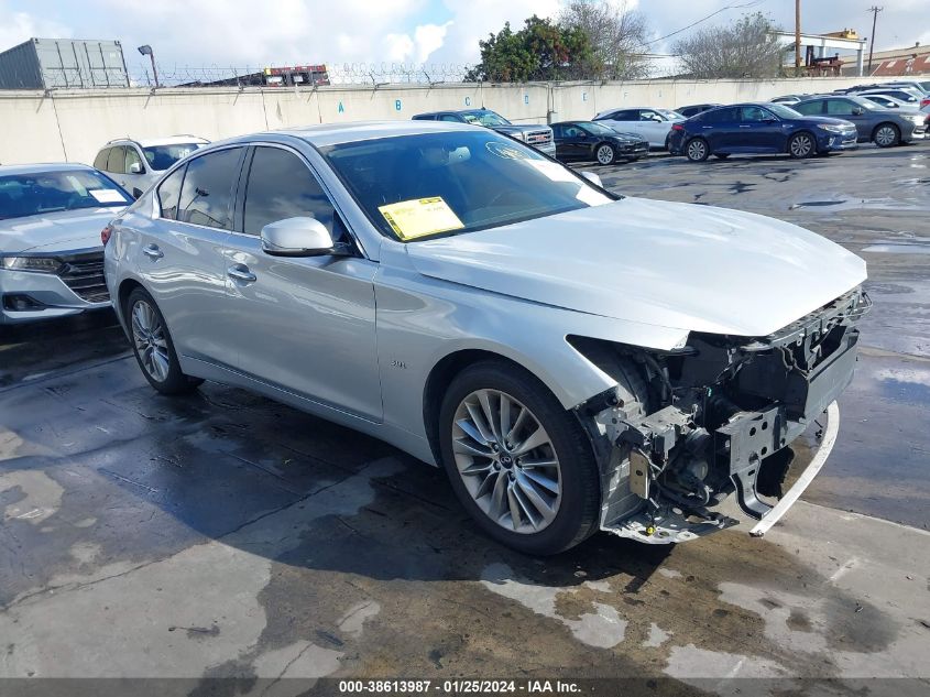 2018 INFINITI Q50 3.0T LUXE - JN1EV7ARXJM432718