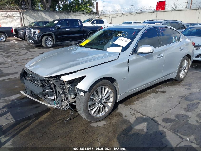 2018 INFINITI Q50 3.0T LUXE - JN1EV7ARXJM432718