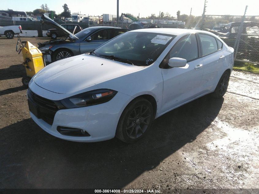 2015 DODGE DART SXT - 1C3CDFBB6FD422492