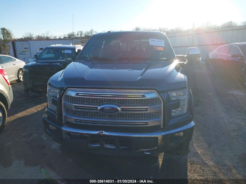 2015 FORD F-150 PLATINUM - 1FTEW1EG1FFA27973