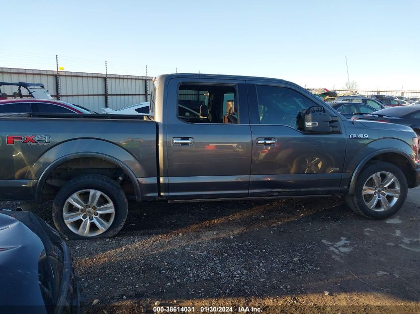 2015 FORD F-150 PLATINUM - 1FTEW1EG1FFA27973