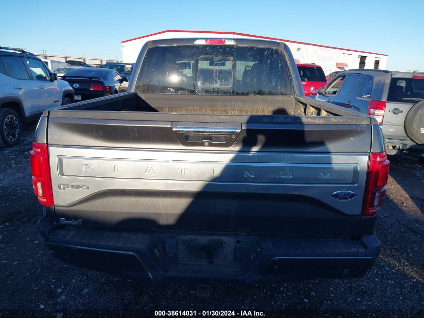 2015 FORD F-150 PLATINUM - 1FTEW1EG1FFA27973