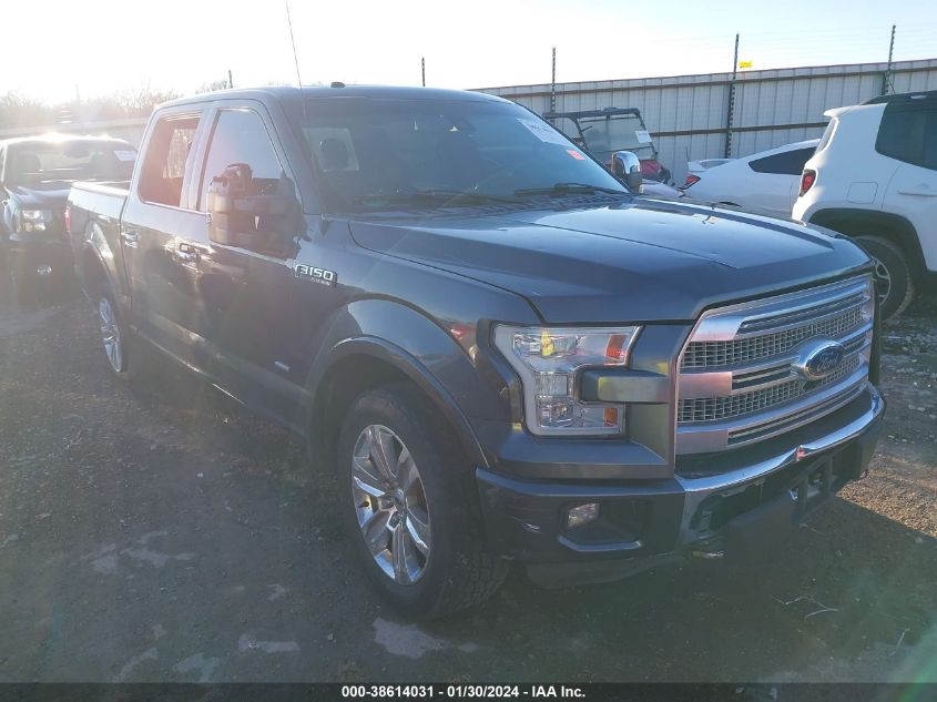 2015 FORD F-150 PLATINUM - 1FTEW1EG1FFA27973