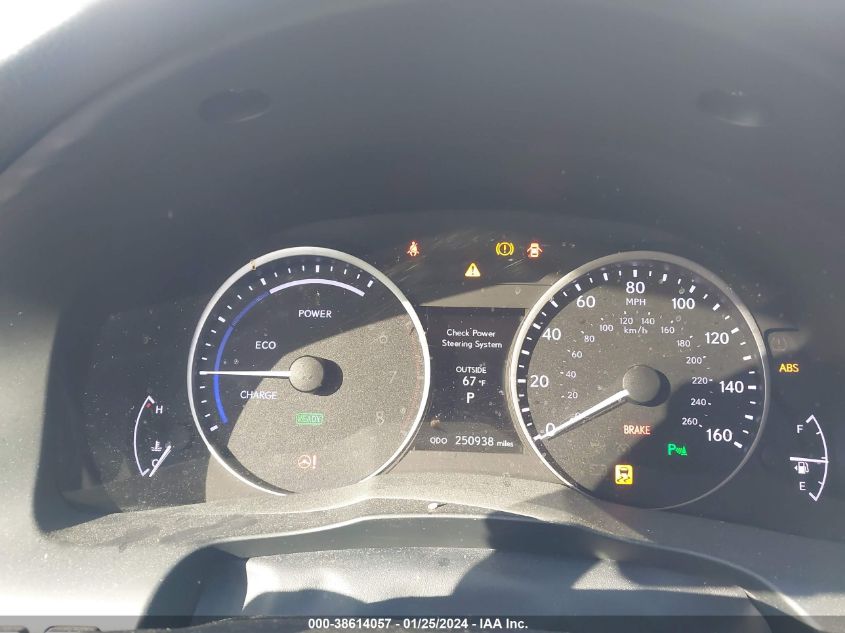 2013 LEXUS ES 300H - JTHBW1GG4D2013164