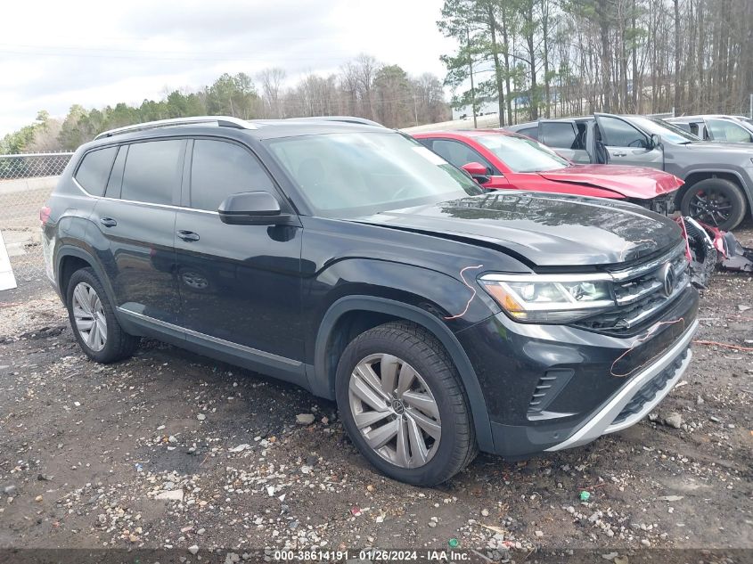 Lot #2534661618 2021 VOLKSWAGEN ATLAS 3.6L V6 SEL salvage car