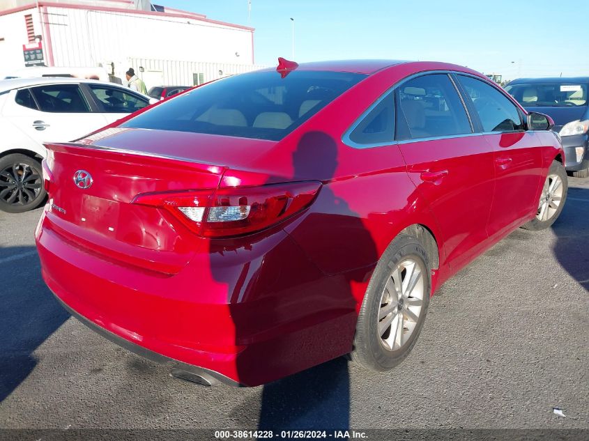 2017 HYUNDAI SONATA SE - 5NPE24AF1HH569562