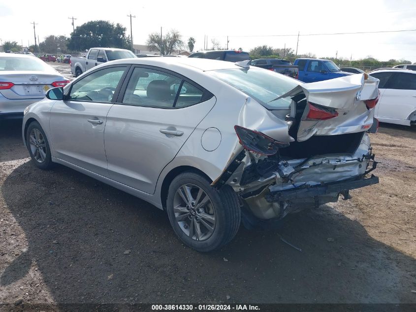 2018 HYUNDAI ELANTRA SEL - 5NPD84LF6JH312927