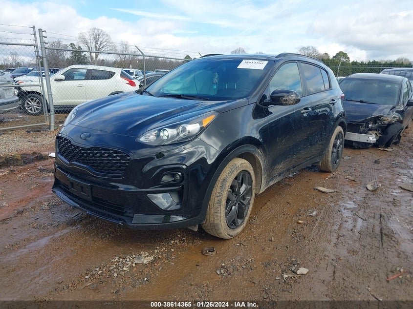 VIN KNDP63AC7M7901788 2021 KIA SPORTAGE S