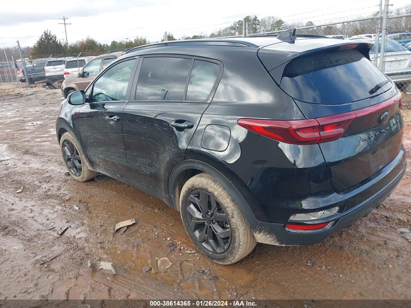 VIN KNDP63AC7M7901788 2021 KIA SPORTAGE S