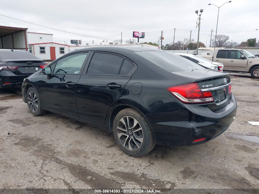 2013 HONDA CIVIC EXL - 19XFB2F95DE253284
