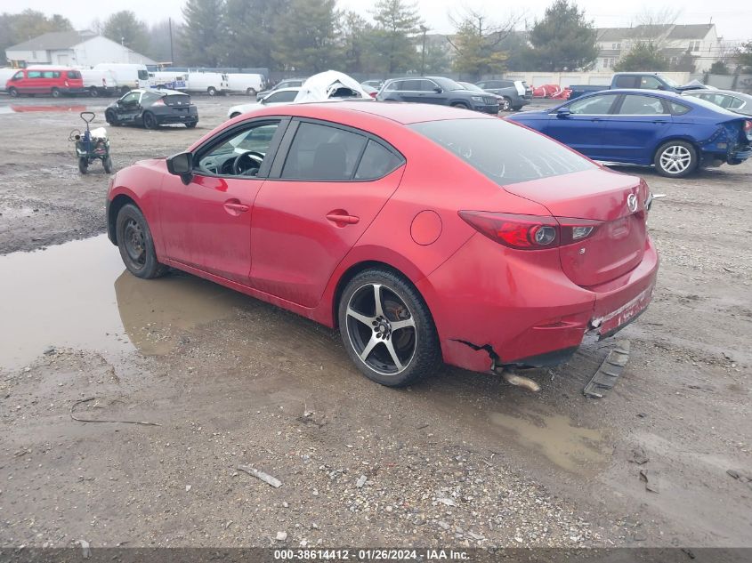 2015 MAZDA MAZDA3 I SV - JM1BM1T75F1264684